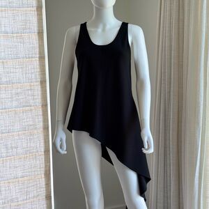 Balenciaga Asymmetrical Black Top Size Small